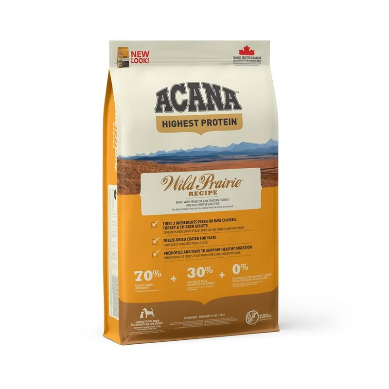 Oblíbený ACANA Wild Prairie Dog 11,4 kg