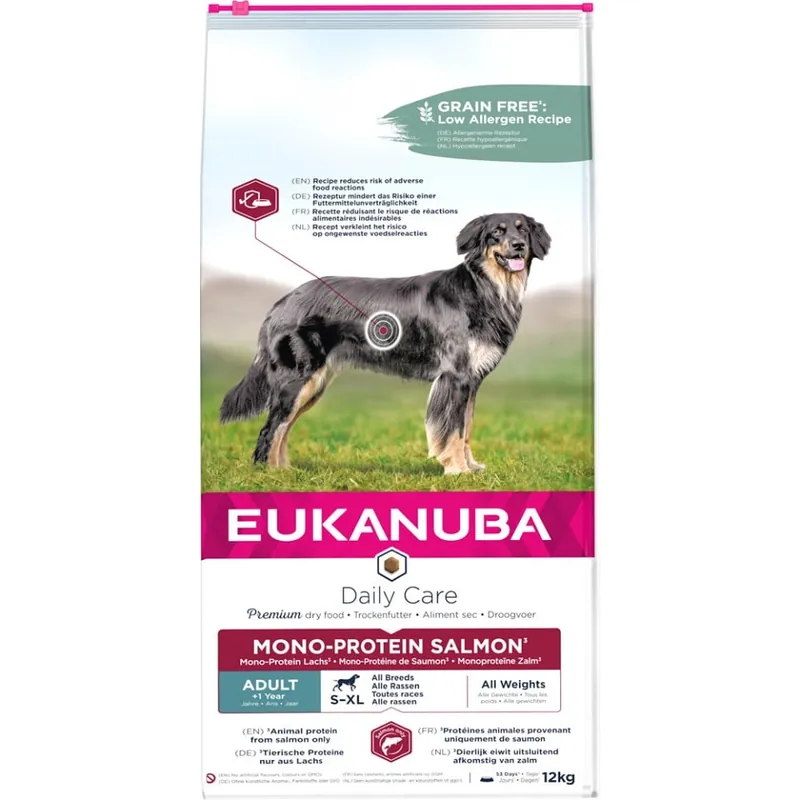 Víkendová Akce EUKANUBA Adult Mono Protein Salmon 12 kg