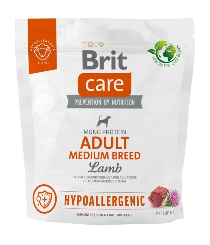 BRIT Care Hypoallergenic Adult Medium Breed 1 kg Aktuální