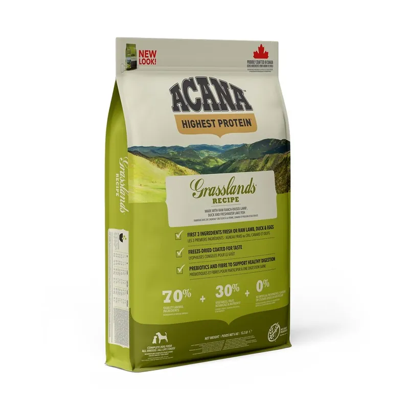 ACANA Grasslands Dog 6 kg Autentický