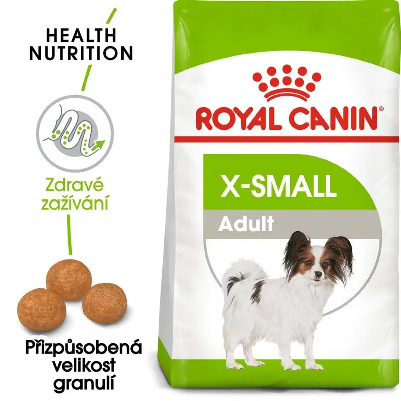 ROYAL CANIN X-Small adult 1.5 kg granule pro dospělé trpasličí psy Nejprodávanější