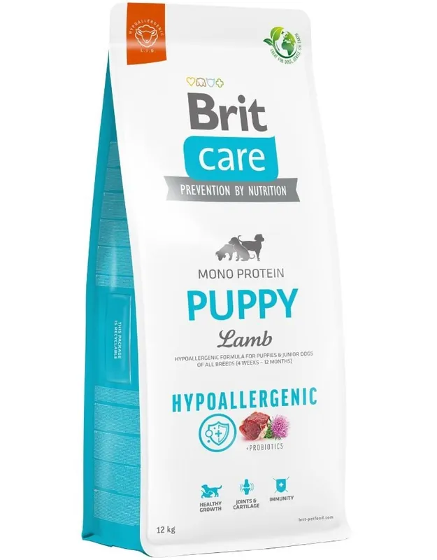 BRIT Care Hypoallergenic Puppy s jehněčím masem 12 kg Autentický