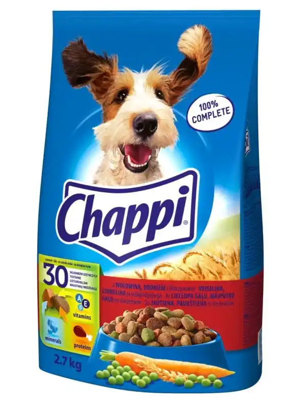 Ověřený CHAPPI Hovězí a drůběž 2.7 kg