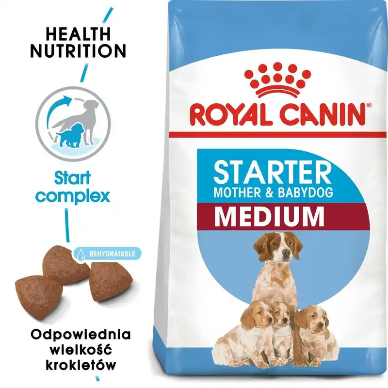 Ověřený ROYAL CANIN Medium Starter Mother&Babydog 15 kg granule pro březí nebo kojící feny a štěňata
