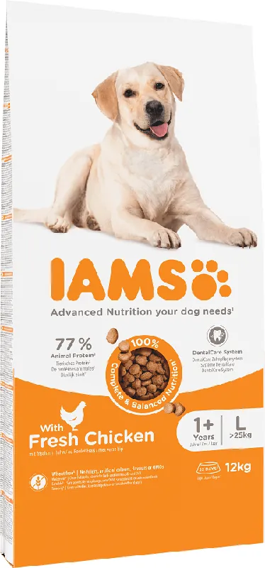 IAMS ProActive Health Adult Large Breed Chicken 12 kg Dokud Zásoby Vydrží