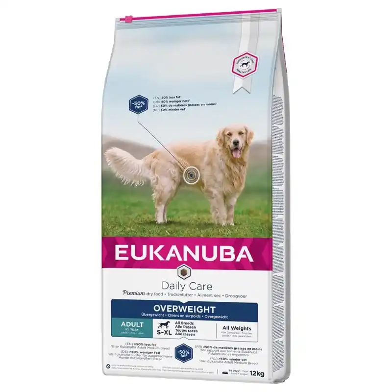 EUKANUBA Daily Care Overweight & Sterilised 12 kg Sleva
