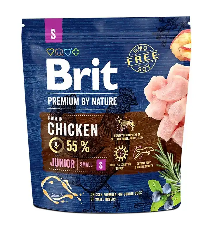 Výhodná Nabídka BRIT Premium By Nature Junior Small S 1 kg