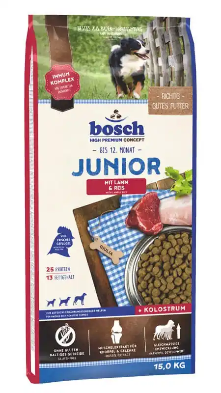 Levný BOSCH Junior lamb & rice 15 kg