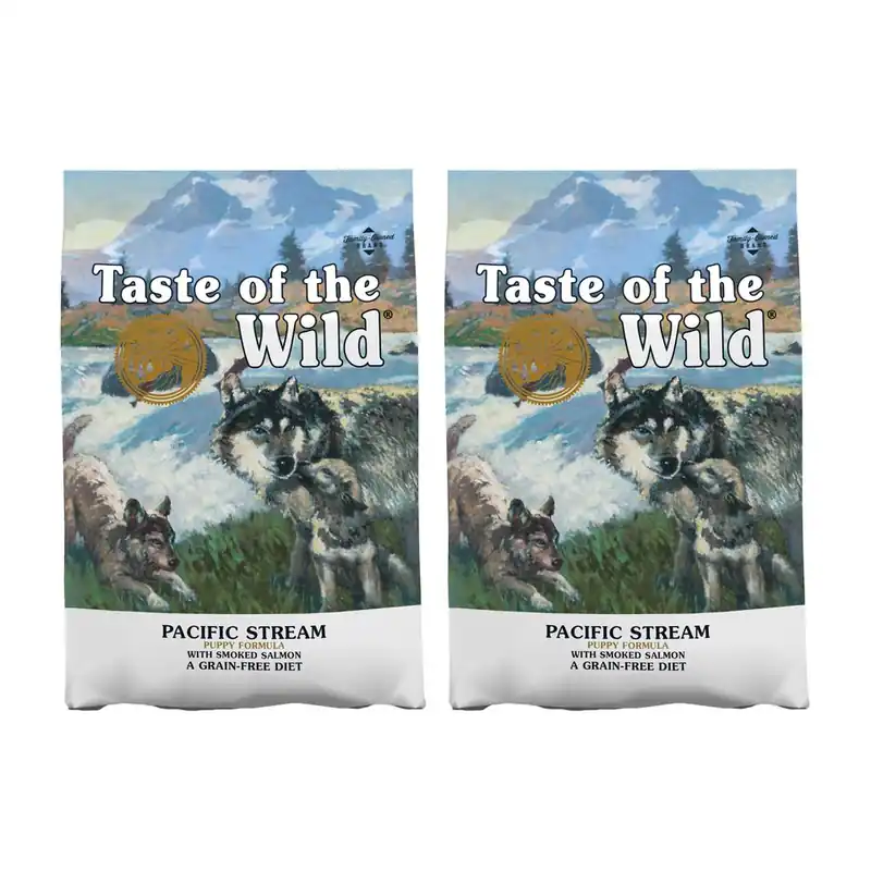 Ověřený TASTE OF THE WILD Pacific Stream Puppy 2 x 12,2 kg