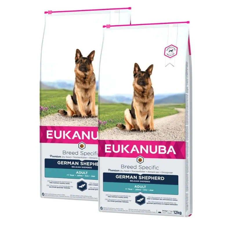 EUKANUBA Adult Breeds Specific German Shepherd Chicken 2 x 12 kg Poslední Šance