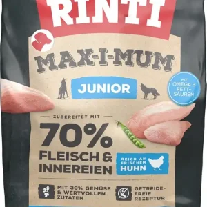 Značkový RINTI MAX-I-MUM Junior Kuřecí 4 kg