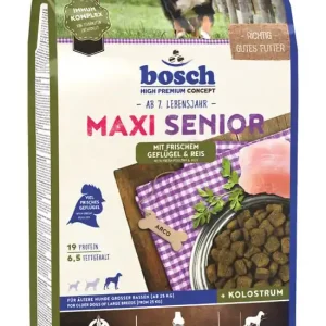 Levný BOSCH Maxi Senior Drůbeží a rýže 2,5 kg