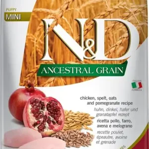 Výhodná Nabídka N&D Low Grain Chicken & Pomegranate Mini Puppy 7 kg