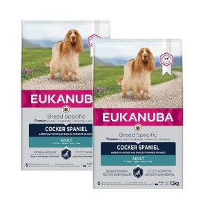 EUKANUBA Adult Breeds Specific Cocker Spaniel Chicken 2 x 7.5 kg Horká Nabídka