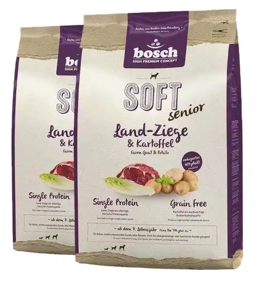 BOSCH Soft Senior Kozí maso & Brambory 2 x 12,5 kg Poslední Šance