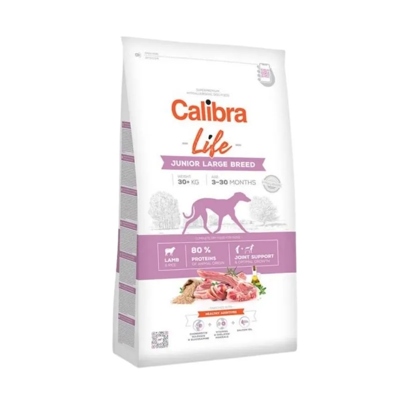 Nejlepší Cena CALIBRA Dog Life Junior Large Breed Lamb 12 kg