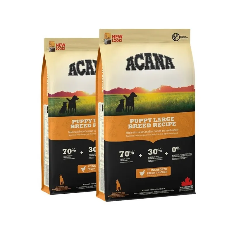 ACANA Puppy large breed 2 x 11,4 kg Omezená Nabídka