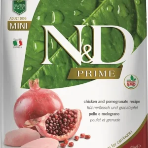 Tovární Cena N&D Grain Free Dog Adult Mini Chicken & Pomegranate 2,5 kg