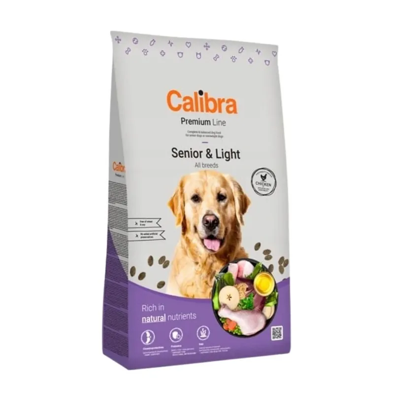 CALIBRA Dog Premium Line Senior&Light 12 kg Dokud Zásoby Vydrží