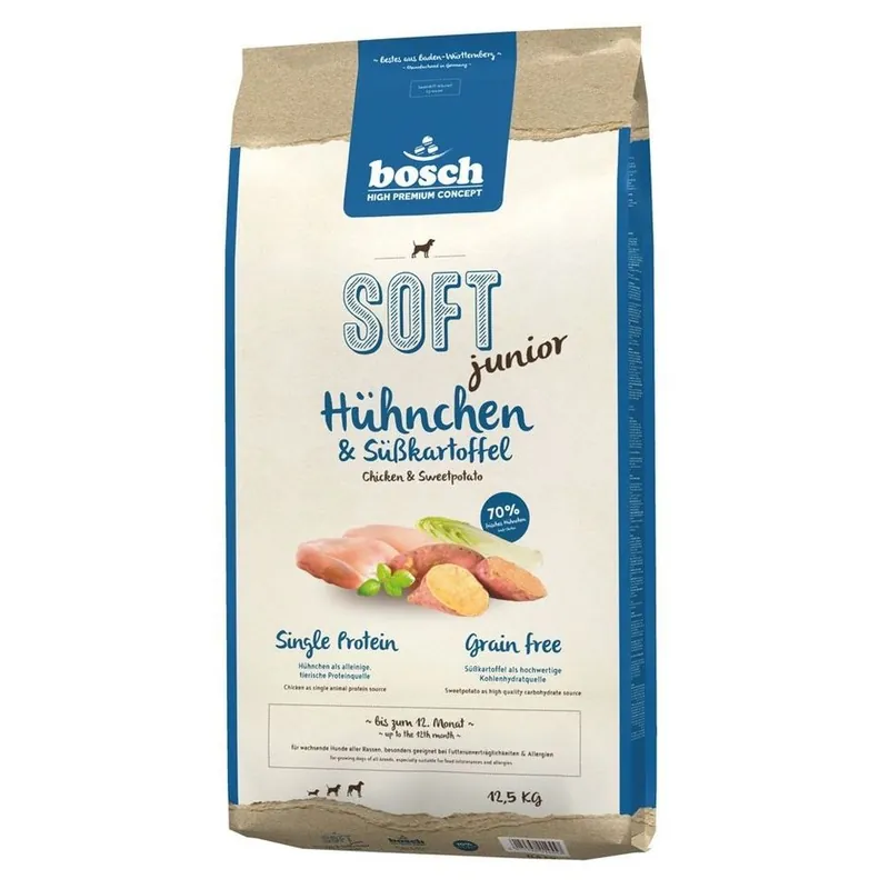 BOSCH Soft junior Kuřecí a sladké brambory 12,5 kg Výprodej