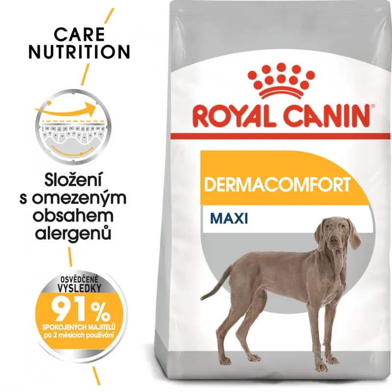 ROYAL CANIN Medium Dermacomfort 12 kg granule pro střední psy s problémy s kůží Cenová Bomba
