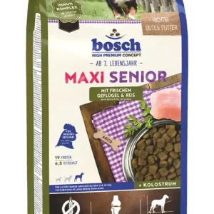 BOSCH Maxi Senior Drůbeží a rýže 1 kg Tovární Cena