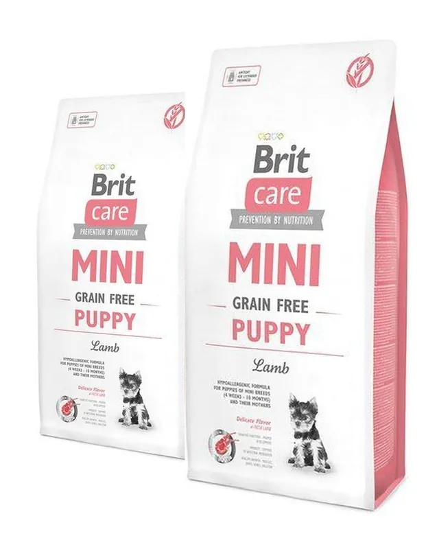 BRIT Care Mini Grain Free Mini Puppy lamb 2 x 7 kg Cenově Výhodný