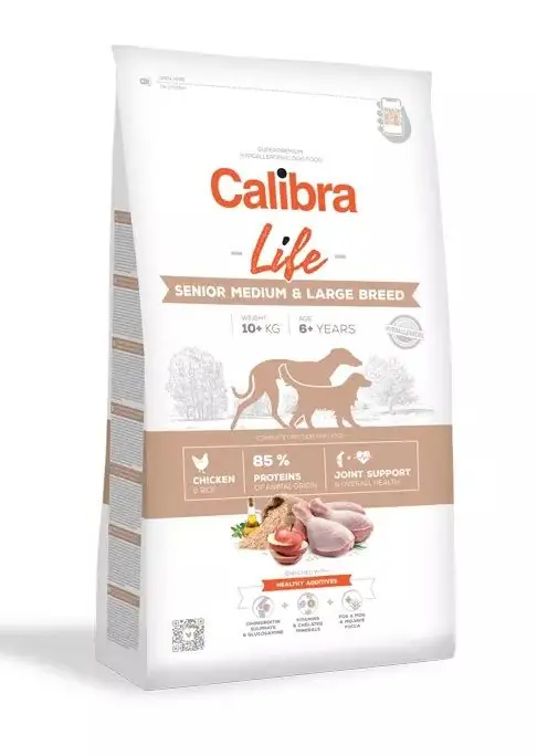 CALIBRA Dog Life Senior Medium&Large Chicken 12 kg Značkový