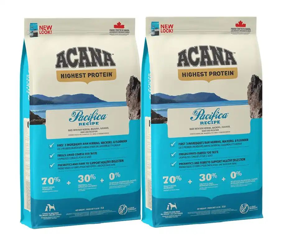 ACANA Pacifica Dog 2 x 11,4 kg Tovární Cena