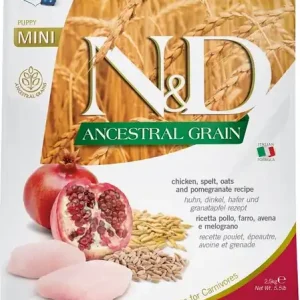 Cenová Bomba N&D Low Grain Puppy Mini Chicken & Pomegranate 2,5 kg