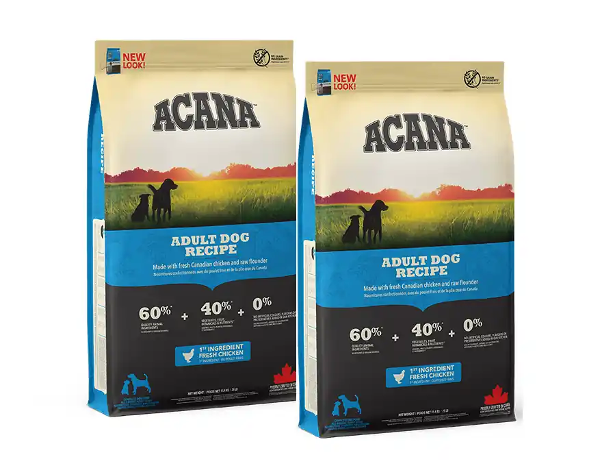 Značkový ACANA Adult Dog Heritage 2 x 11,4 kg
