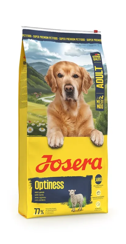 Top Prodej JOSERA Adult Optiness 12,5kg pro psy středních a velkých plemen s jehněčím masem a rýží a velkými granulemi