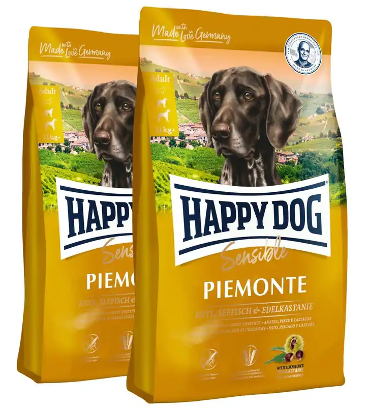 HAPPY DOG Sensible Supreme piemonte 2 x 10 kg Rychlé Dodání