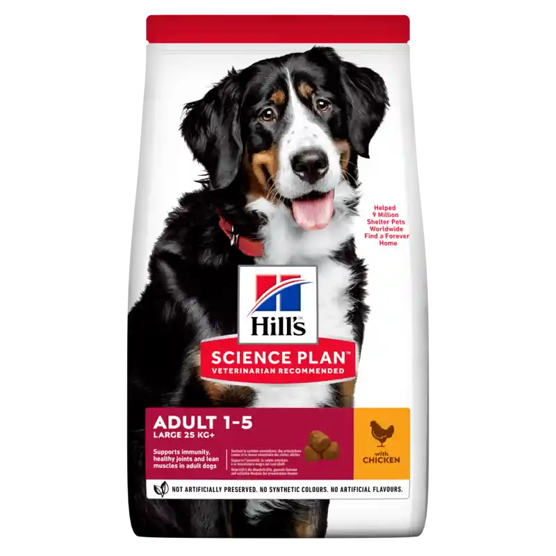 Cenový Hit HILL‘S Science Plan Canine Adult Large breed Chicken 18 kg krmivo pro psy velkých plemen kuře