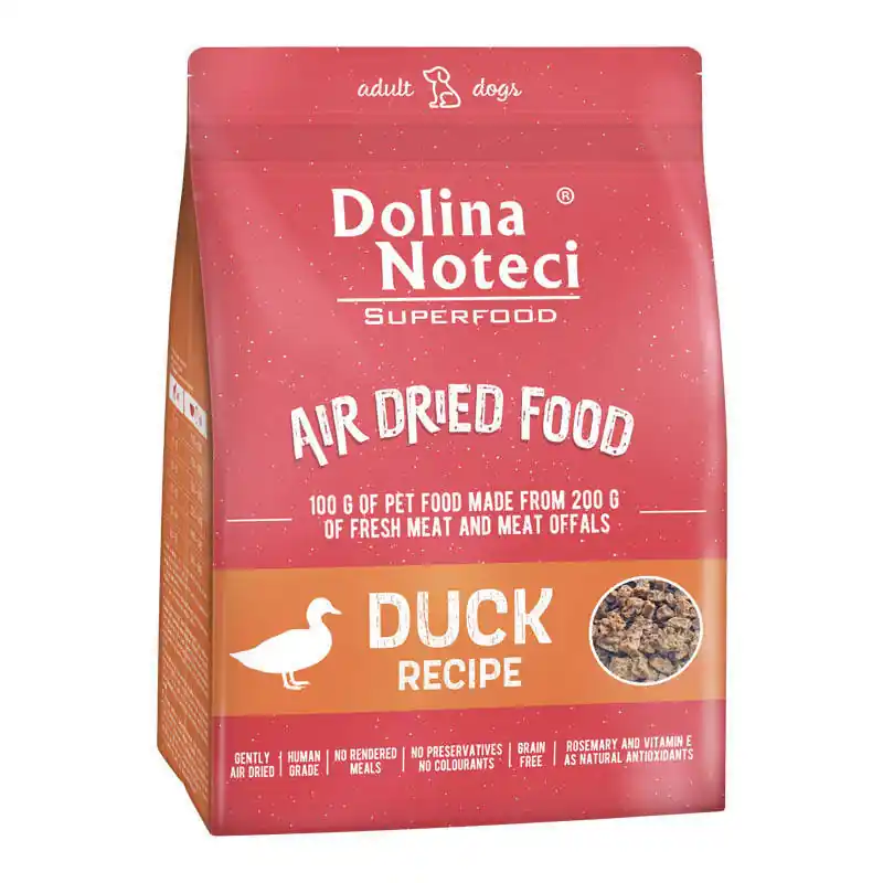 Akce DOLINA NOTECI Superfood Suché krmivo pro psy kachna 1 kg