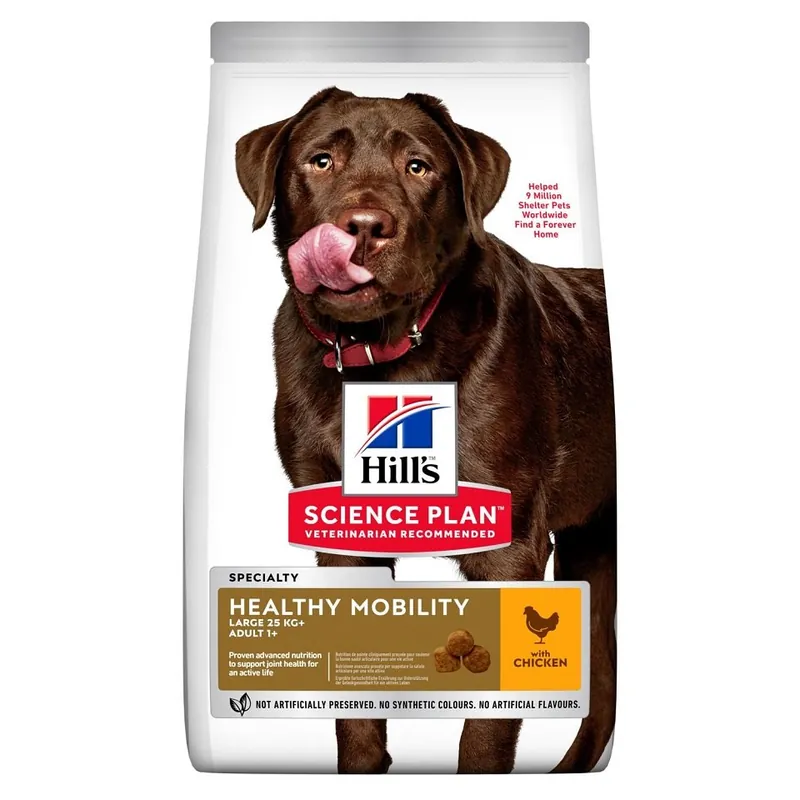 Výhodná Nabídka HILL‘S Science Plan Canine Adult Healthy Mobility Large breed Chicken 14 kg krmivo pro velká plemena psů na podporu kloubů