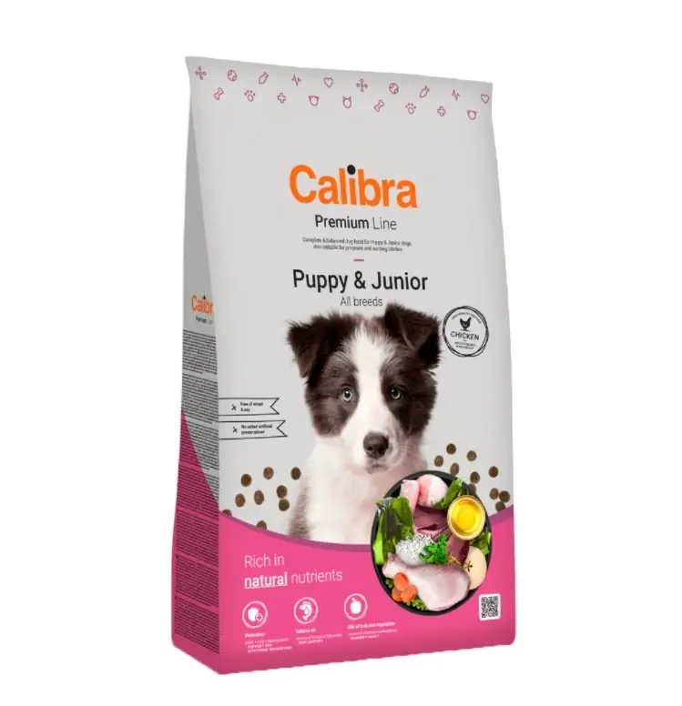 CALIBRA Dog Premium Line Puppy&Junior 12 kg Akce