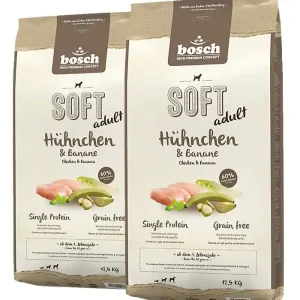 Akce BOSCH Soft Kuřecí & banán 2 x 12,5 kg