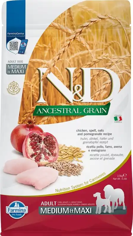 Top Prodej N&D Low Grain Dog Adult M/L Chicken & Pomegranate 2,5 kg