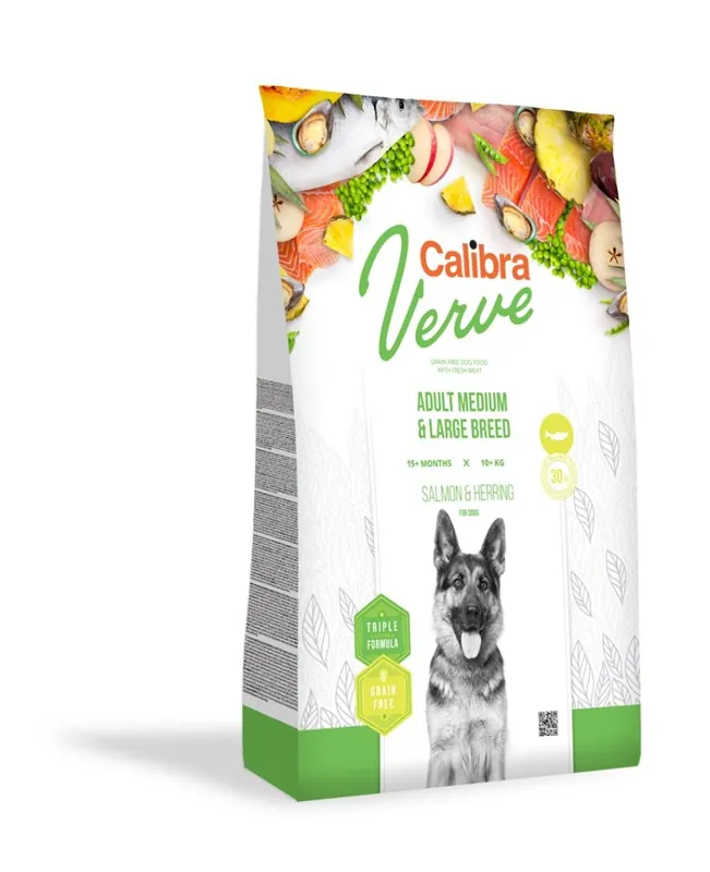 CALIBRA Dog Verve Grain Free Adult M&L Salmon&Herring 12 kg Výprodej