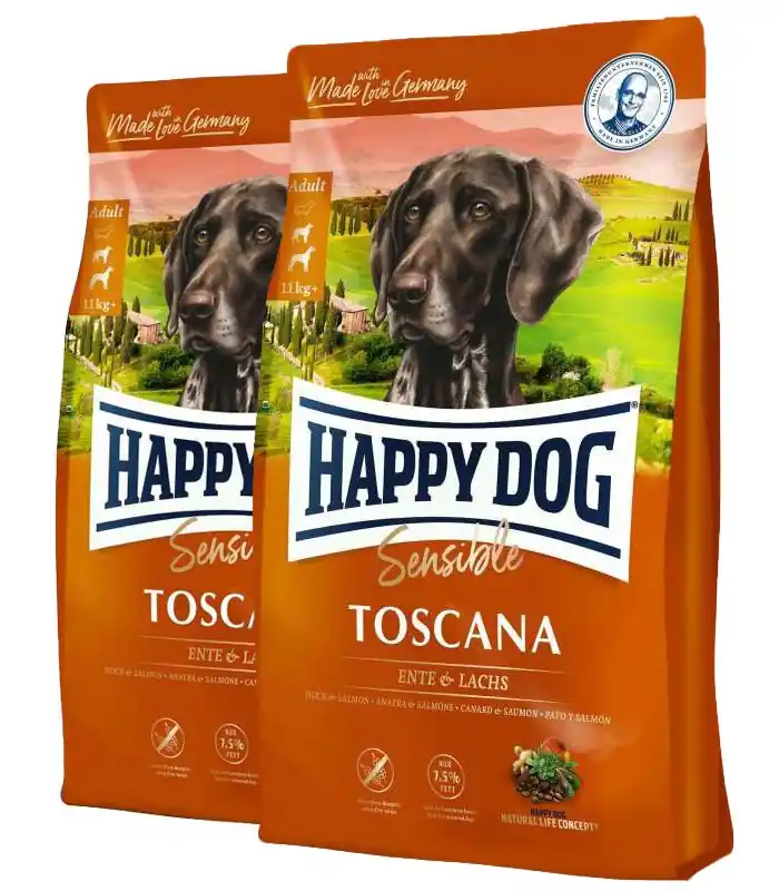 HAPPY DOG Sensible Supreme Toscana 2 x 12.5 kg Levný
