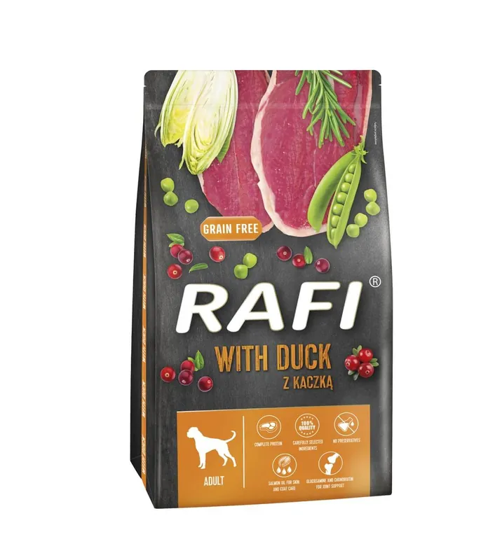 RAFI suché krmivo pro psy s kachnou 10kg Kup Teď