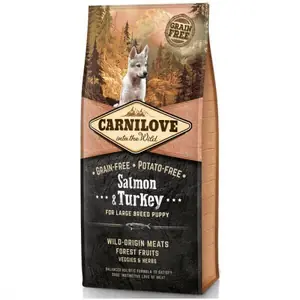 CARNILOVE Salmon & Turkey for Large Breed Puppy 1,5 kg Cenový Hit
