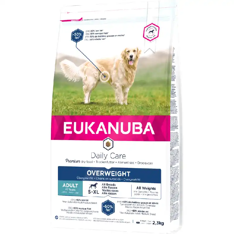 EUKANUBA Daily Care Overweight Dog Adult Chicken 2,3 kg Výhodná Nabídka