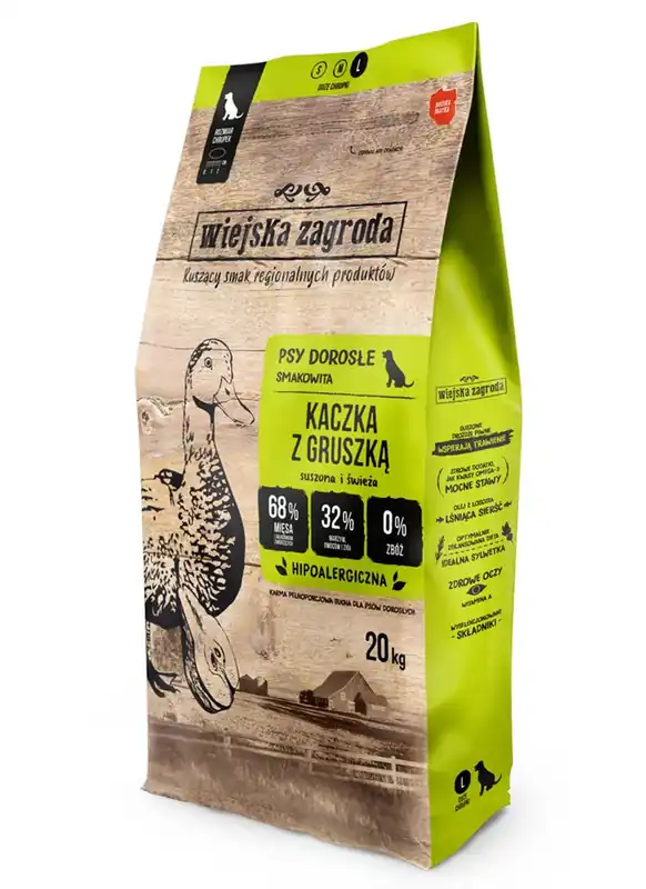 WIEJSKA ZAGRODA kachna s hruškou L 20kg Akční Cena