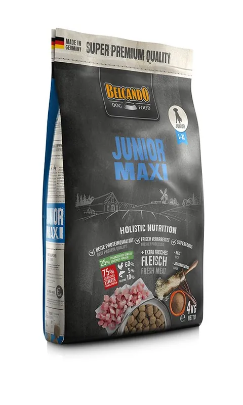 BELCANDO Junior Maxi 4 kg granule pro mladé psy od 4.měsíce věku Hit Sezóny