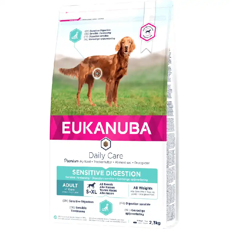 EUKANUBA Daily Care Adult Sensitive Digestion 2.3 kg Ihned K Objednání