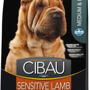 Víkendová Akce FARMINA Cibau Sensitive Lamb MEDIUM/MAXI krmivo pro psy s citlivým zažíváním s jehněčím masem 2,5 kg