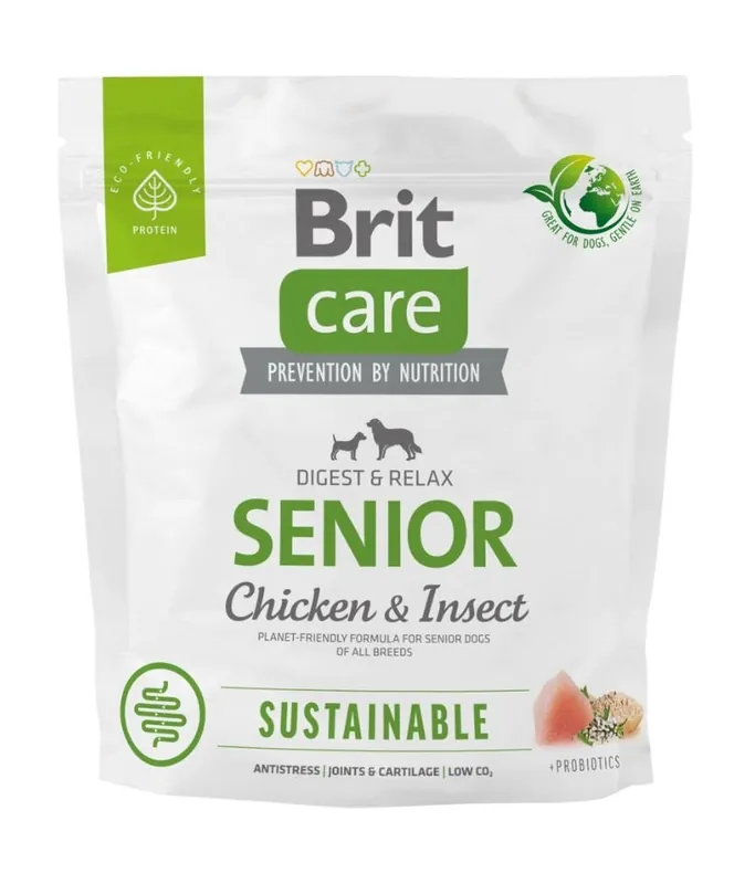 Akční Nabídka BRIT Care Dog Sustainable Senior Chicken & Insect 1 kg