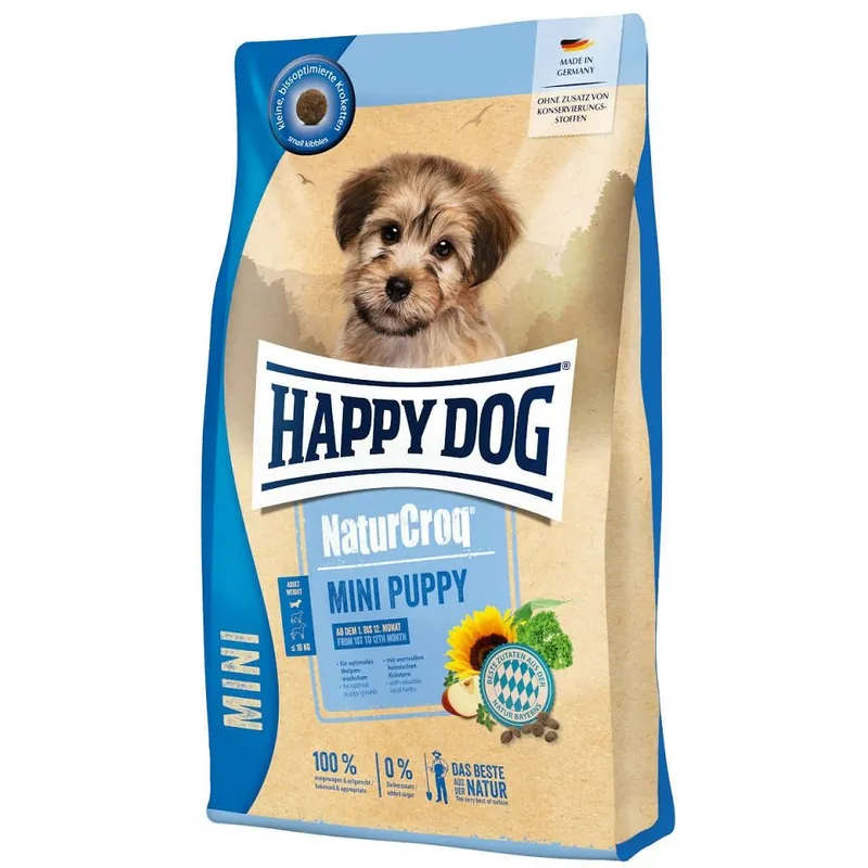 HAPPY DOG NaturCroq Mini Puppy 4kg Vysoce Kvalitní